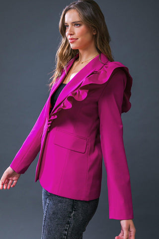 DRAMATIC DREAMS WOVEN JACKET - Glamourous Grace
