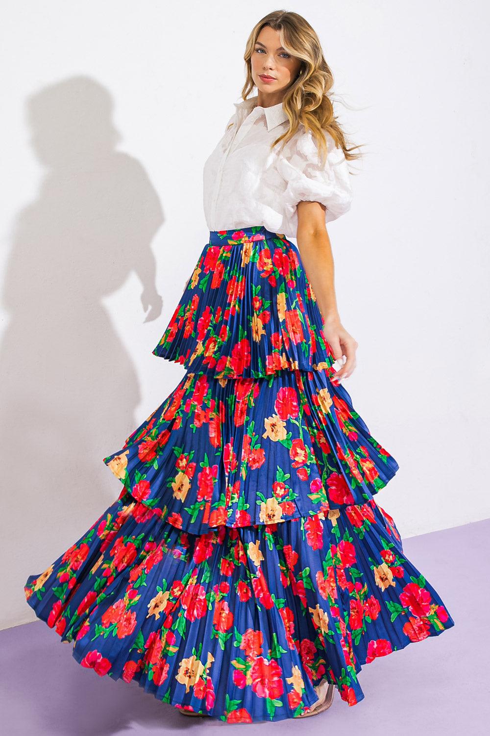 UNFORGETTABLE MUSE WOVEN SKIRT - Glamourous Grace