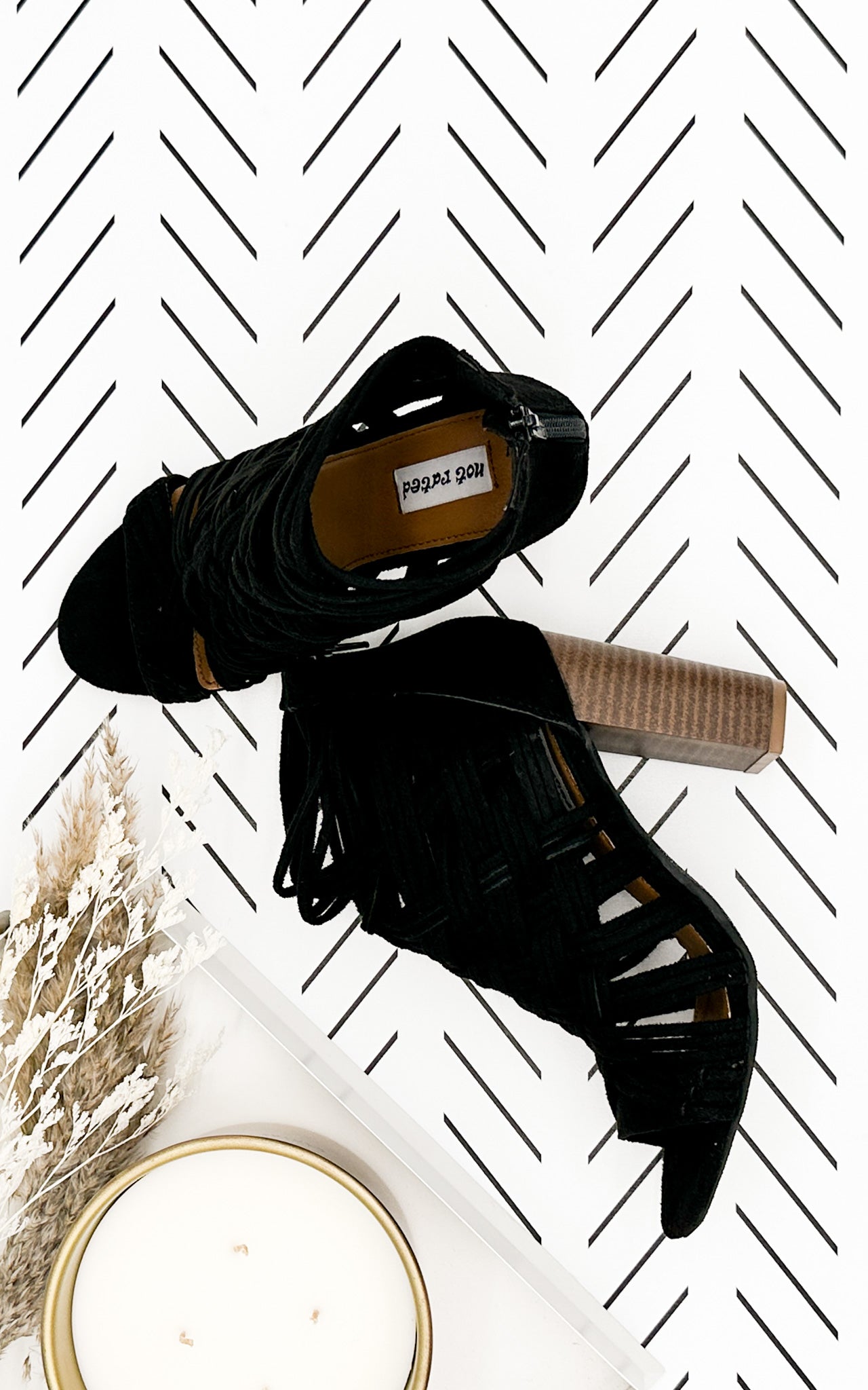 Silica Heel in Black - Glamourous Grace