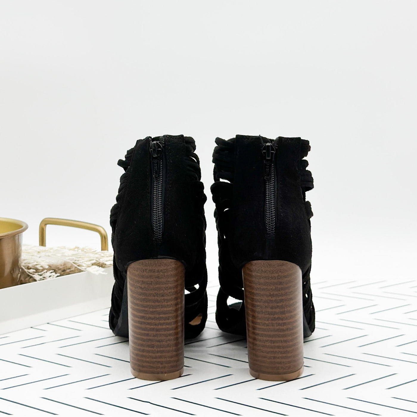 Silica Heel in Black - Glamourous Grace