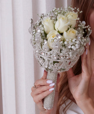 Proposal Flower Holder, Bridal Bouquet Holder - Glamourous Grace