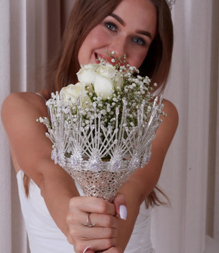 Deluxe Hand Bouquet, Wedding Bouquet - Glamourous Grace