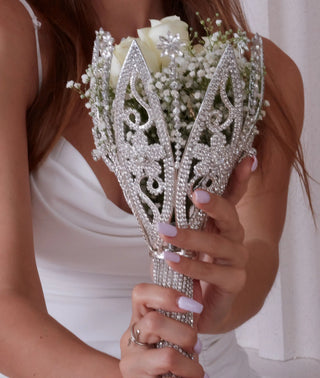 Proposal Bouquet Holder, Wedding Bouquet - Glamourous Grace