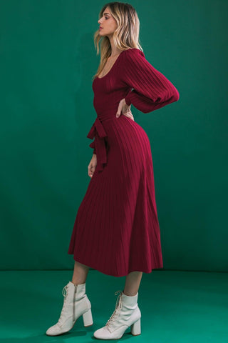 KEEP LOOKING UP SWEATER MIDI DRESS - Glamourous Grace