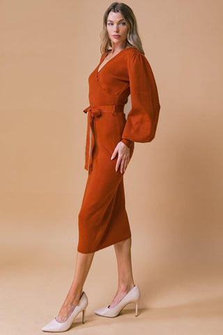 ADORABLE IDEAL SWEATER MIDI DRESS - Glamourous Grace
