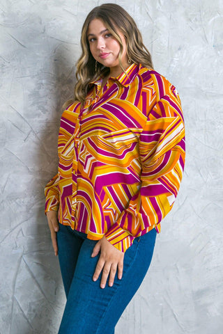 LIVELY CHAM WOVEN TOP - Glamourous Grace