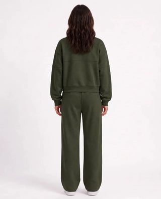 SITRA Women's Casual Soft Zip Lounge Set