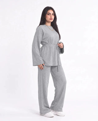 SITRA Women's Casual Tie Waist Lounge Set