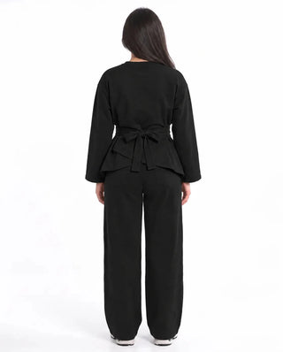 SITRA Women's Casual Wrap Detail Lounge Set