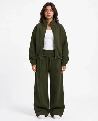 SITRA Women's High Neck Zip Lounge Set