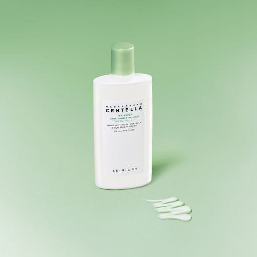 SKIN1004 MADAGASCAR CENTELLA TEA-TRICA SOOTHING SUN MILK SPF 50+ PA++++ 50ml - Glamourous Grace