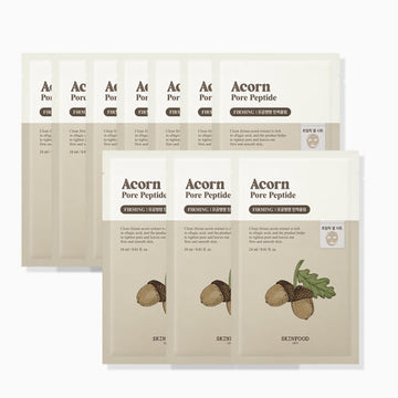 SKINFOOD Acorn Pore Peptide Mask 24ml X 10ea - Glamourous Grace