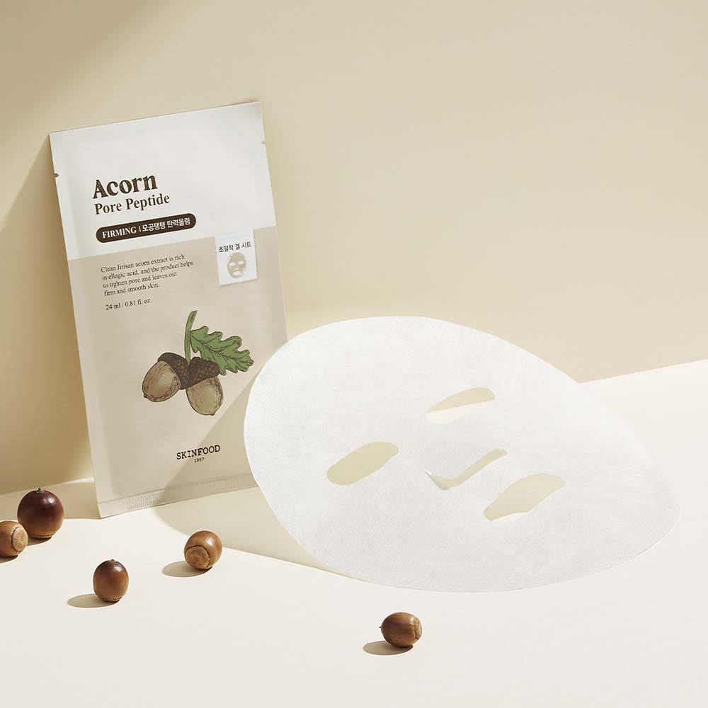 SKINFOOD Acorn Pore Peptide Mask 24ml X 10ea - Glamourous Grace