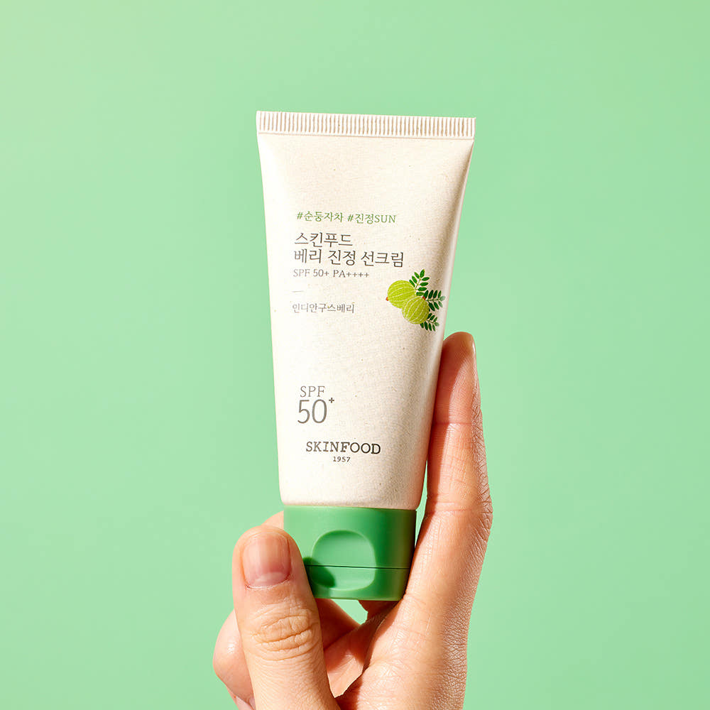 SKINFOOD Berry Soothing Sun Cream SPF50+ PA++++ 50ml - Glamourous Grace