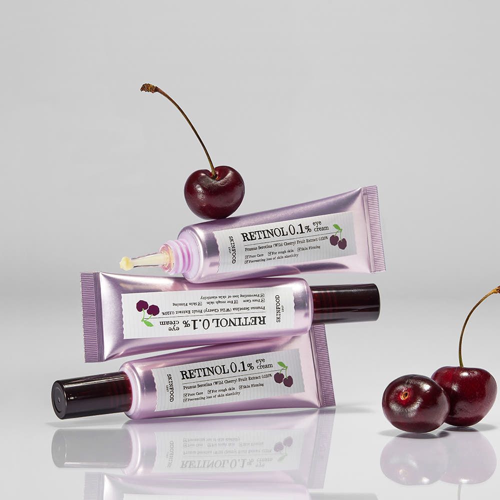 SKINFOOD Black Cherry Retinol 0.1 Eye Cream 30ml - Glamourous Grace