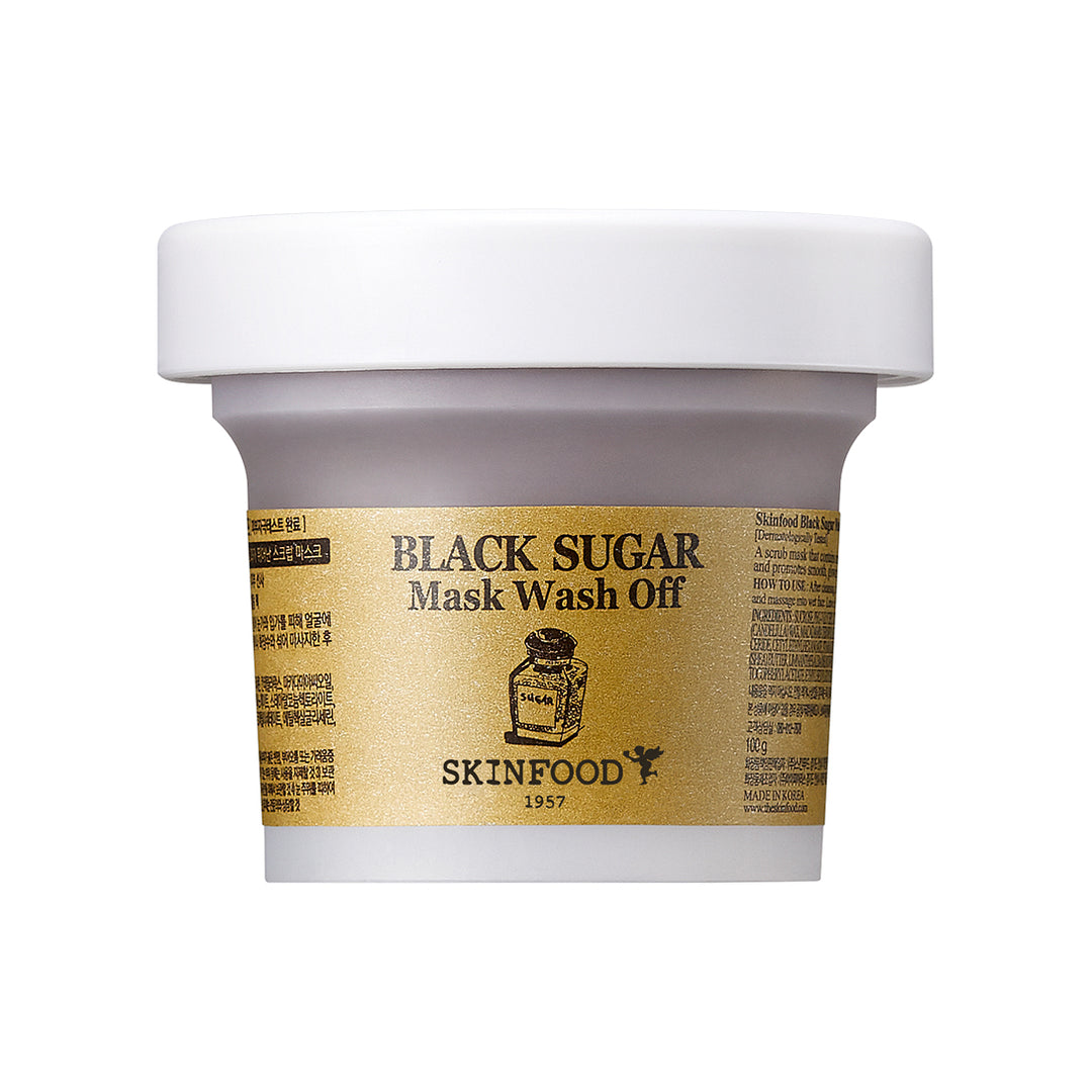 SKINFOOD Black Sugar Mask Wash Off 120g - Glamourous Grace