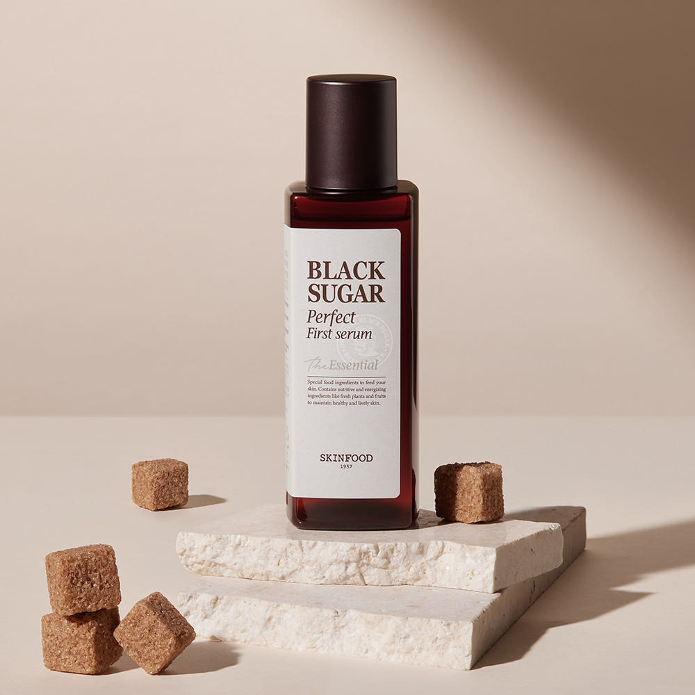 SKINFOOD Black Sugar Perfect First Serum The Essential 150ml - Glamourous Grace