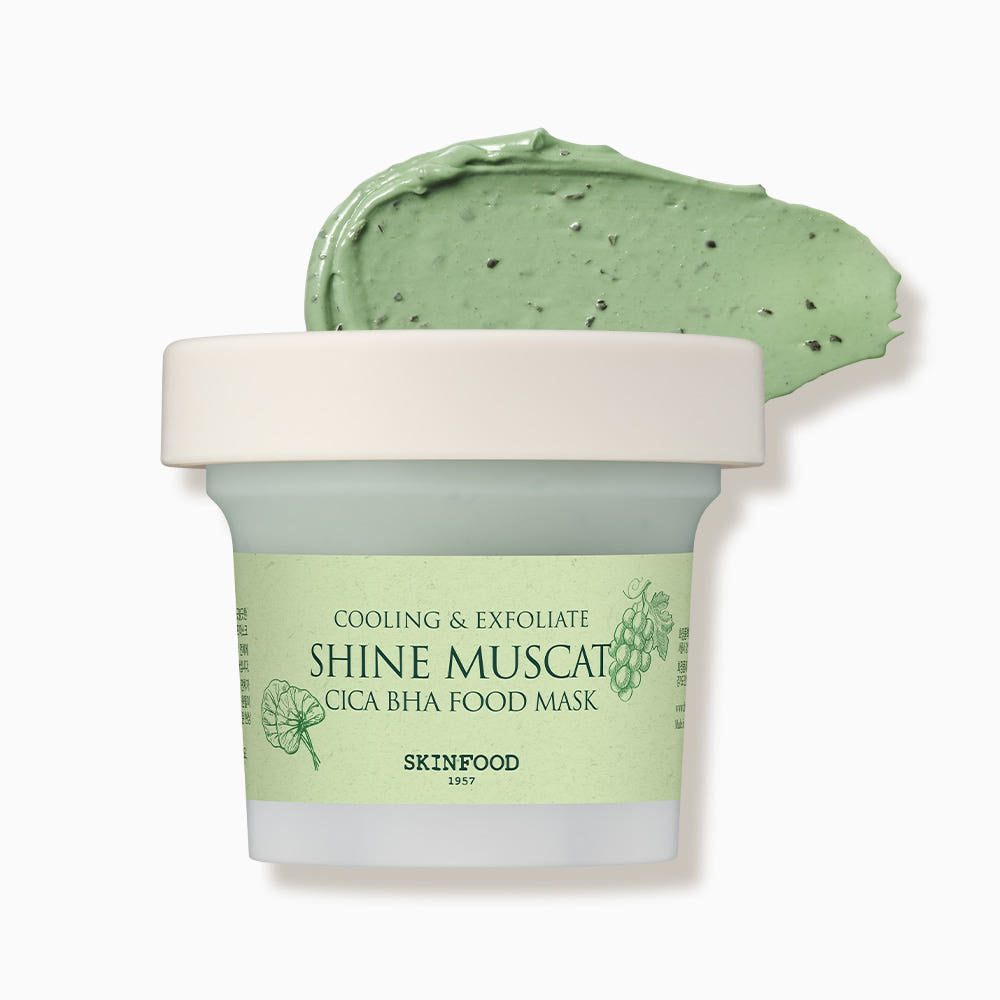 SKINFOOD Cica BHA Food Mask 120g #Shine Muscat - Glamourous Grace