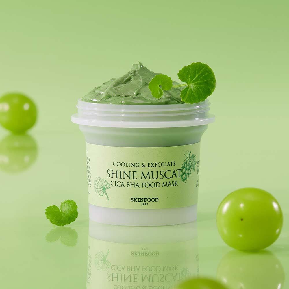 SKINFOOD Cica BHA Food Mask 120g #Shine Muscat - Glamourous Grace