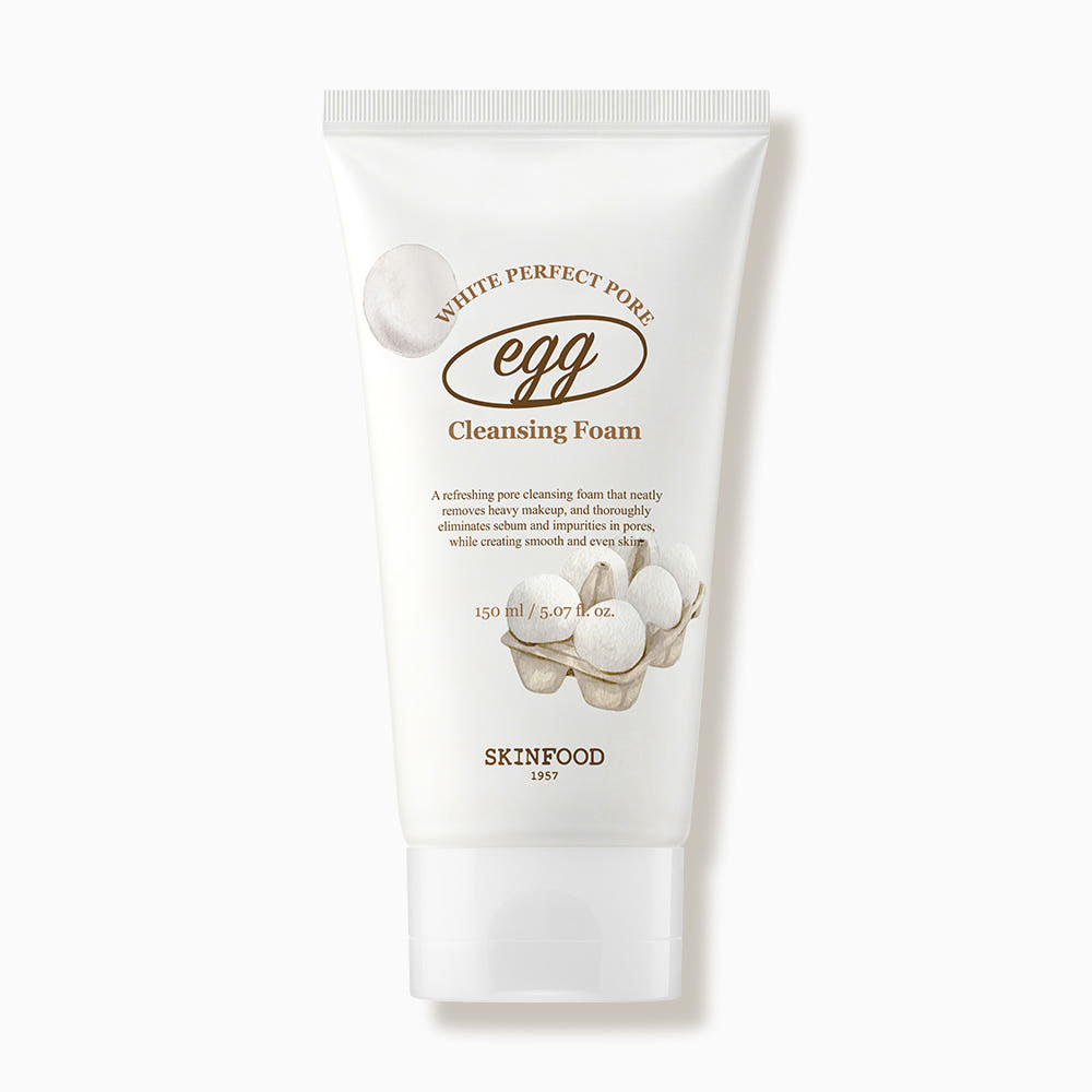 SKINFOOD Egg White Perfect Pore Cleansing Foam 150ml - Glamourous Grace