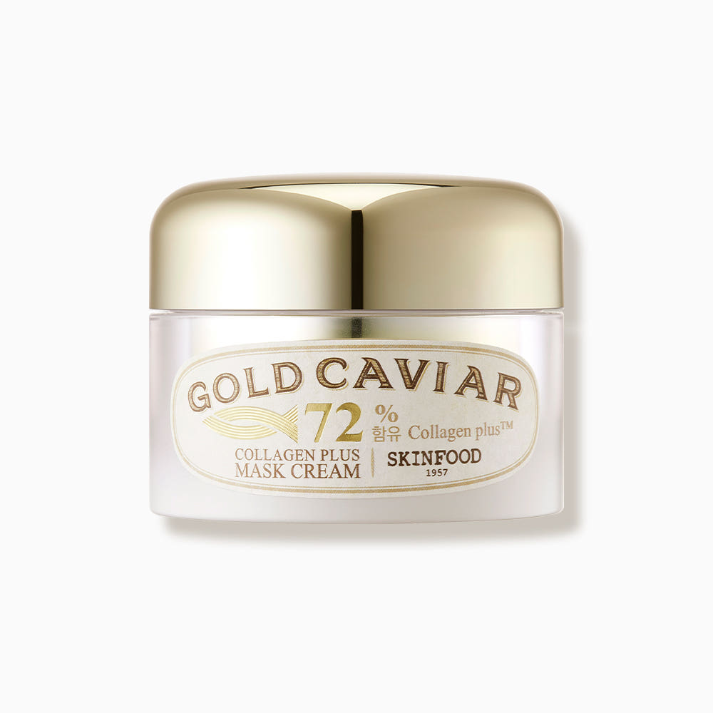 SKINFOOD Gold Caviar Collagen Plus Mask Cream 50g - Glamourous Grace