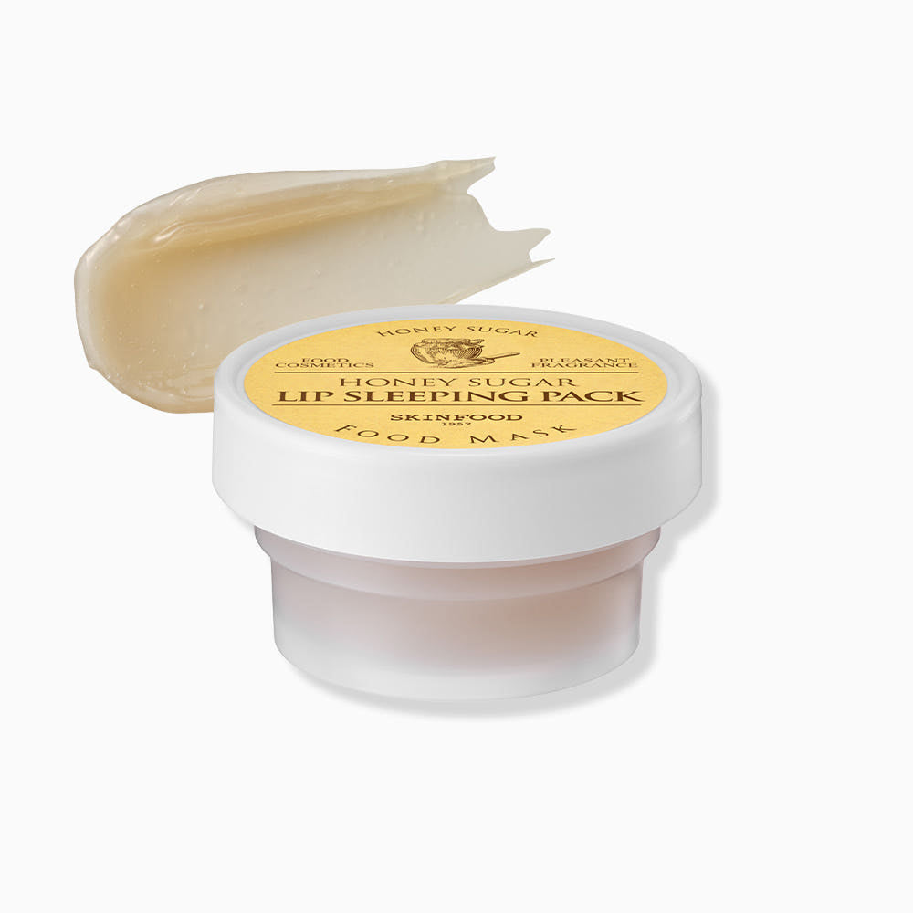 SKINFOOD Honey Sugar Food Mask Lip Sleeping Pack 21ml - Glamourous Grace