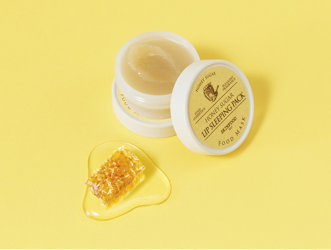 SKINFOOD Honey Sugar Food Mask Lip Sleeping Pack 21ml - Glamourous Grace