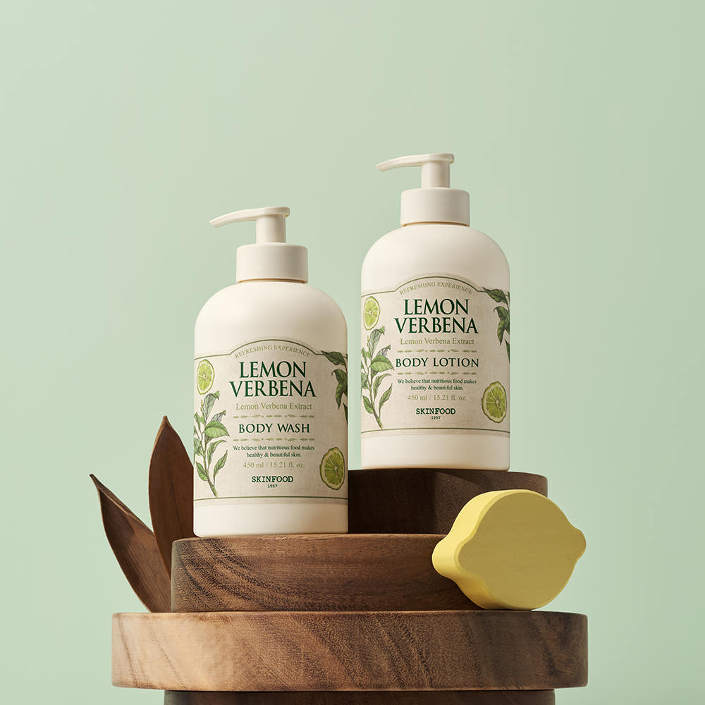 SKINFOOD Lemon Verbena Body Wash 450ml - Glamourous Grace