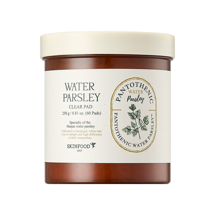 SKINFOOD Pantothenic Water Parsley Clear Pad 250g (60 Pads) - Glamourous Grace