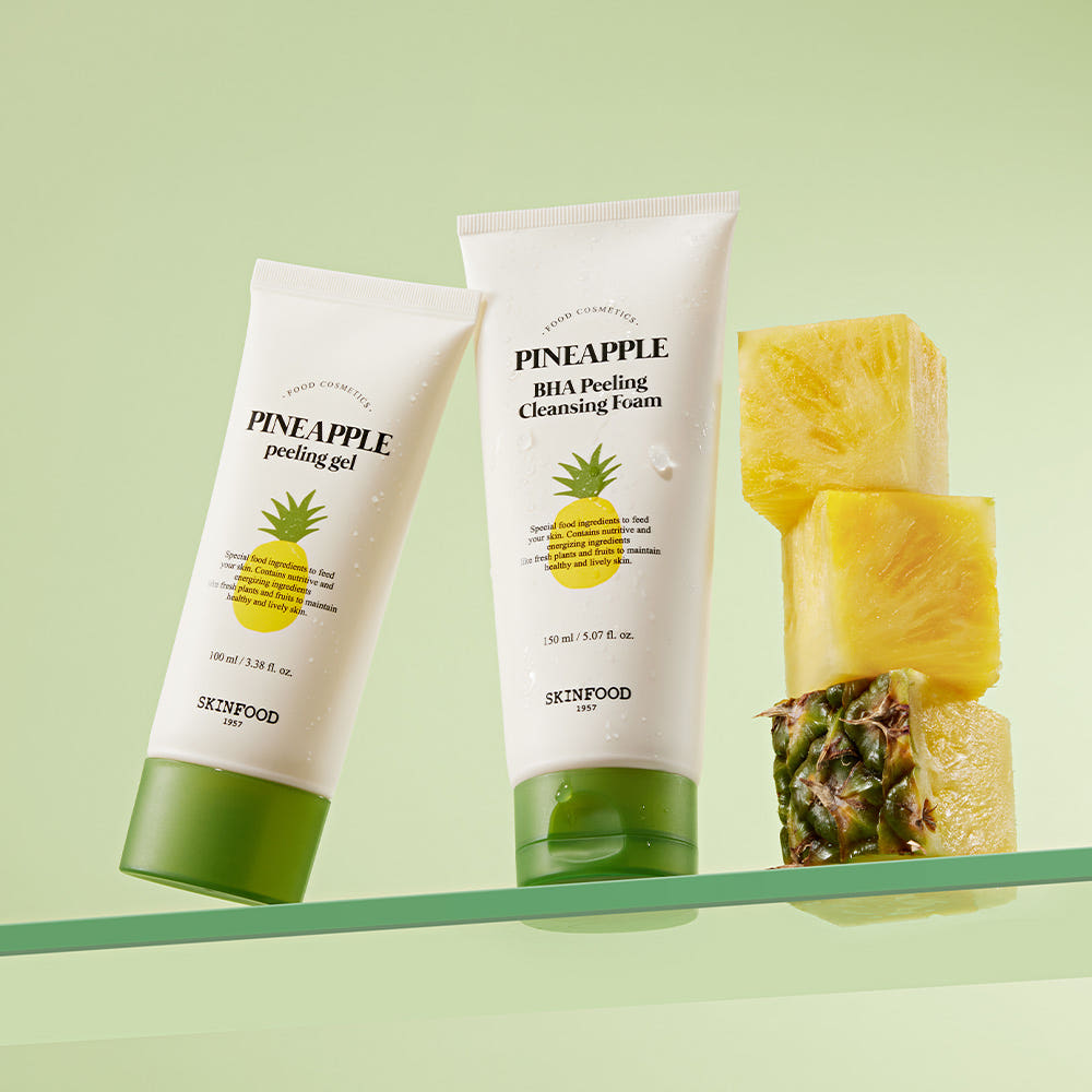 SKINFOOD Pineapple BHA Peeling Cleansing Foam 150ml - Glamourous Grace