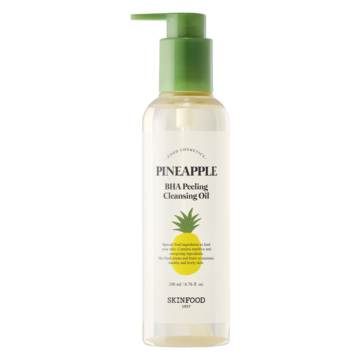 SKINFOOD Pineapple BHA Peeling Cleansing Oil 200ml - Glamourous Grace