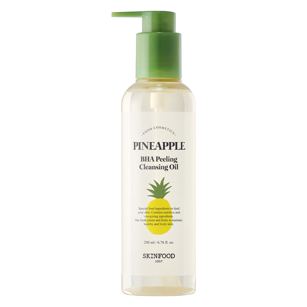 SKINFOOD Pineapple BHA Peeling Cleansing Oil 200ml - Glamourous Grace