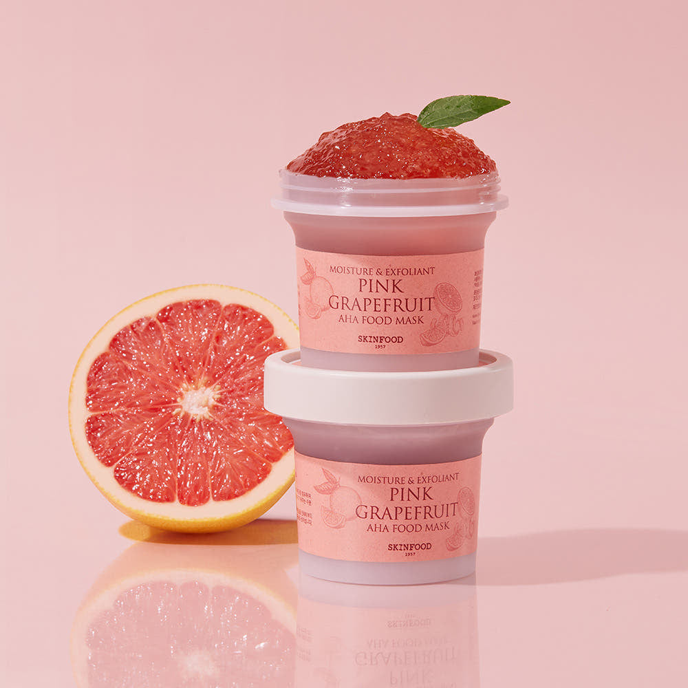 SKINFOOD Pink Grapefruit AHA Food Mask 120g - Glamourous Grace