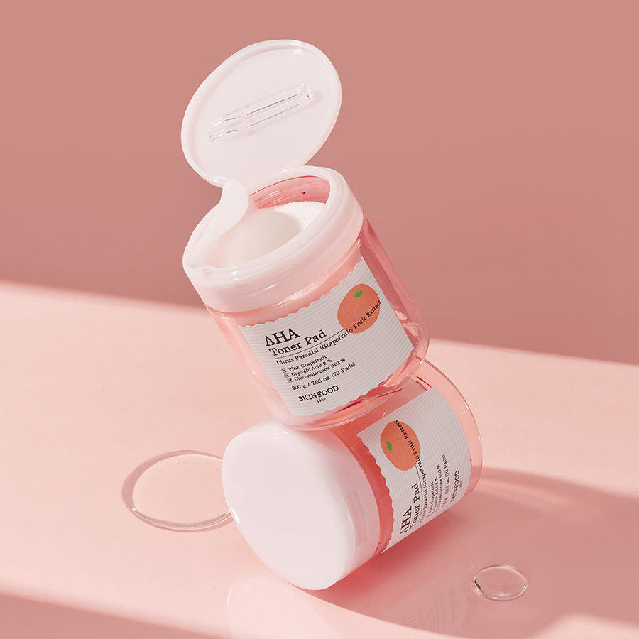 SKINFOOD Pink Grapefruit AHA Toner Pad 200g/70P
