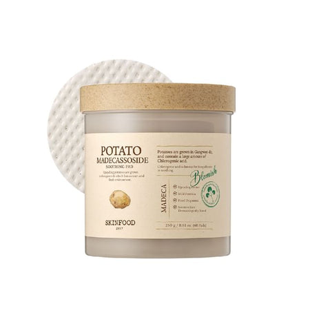 SKINFOOD Potato Madecassoside Soothing Pad 250g/60ea - Glamourous Grace