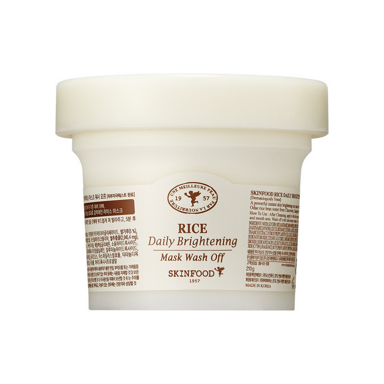 SKINFOOD Rice Daily Brightening Mask Wash Off 210g - Glamourous Grace