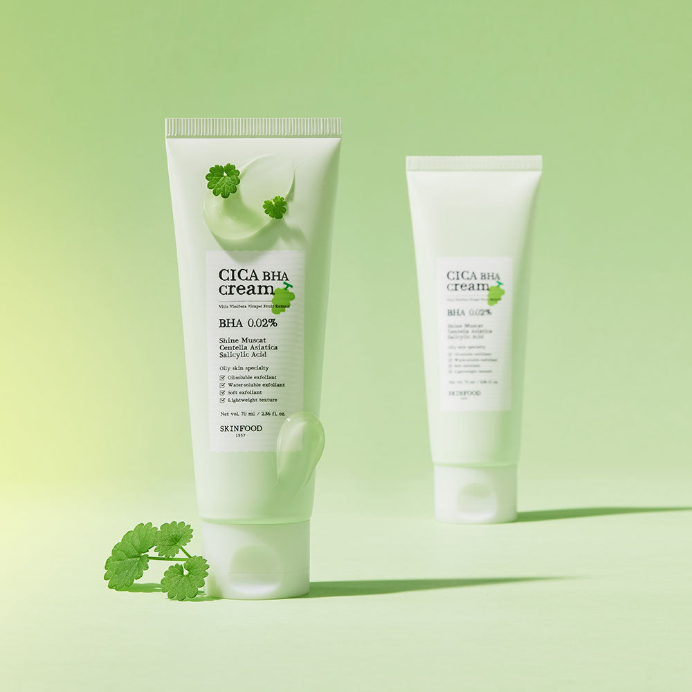 SKINFOOD Shine Muscat Cica BHA Cream 70ml - Glamourous Grace