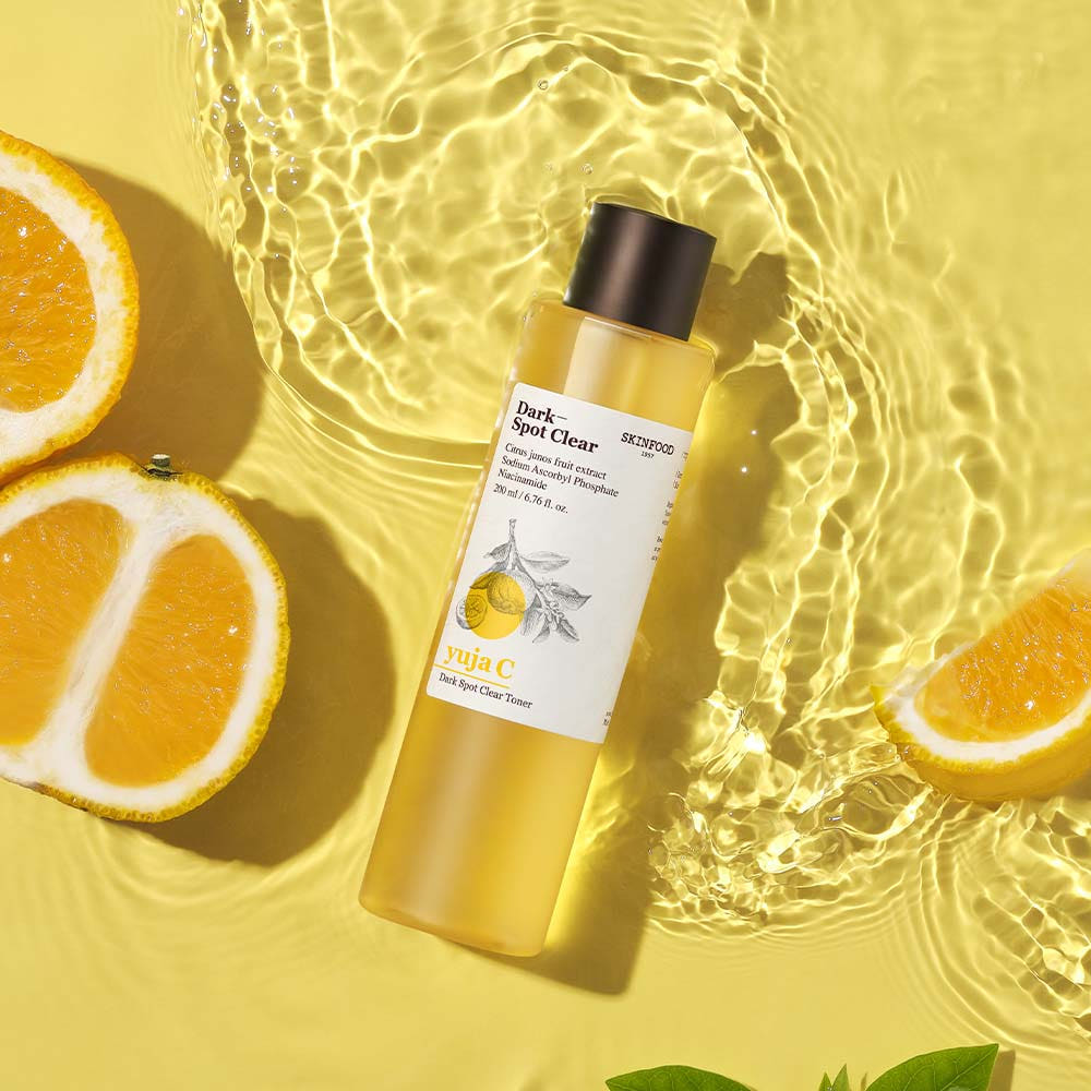 SKINFOOD Yuja C Dark Spot Clear Toner 200ml - Glamourous Grace