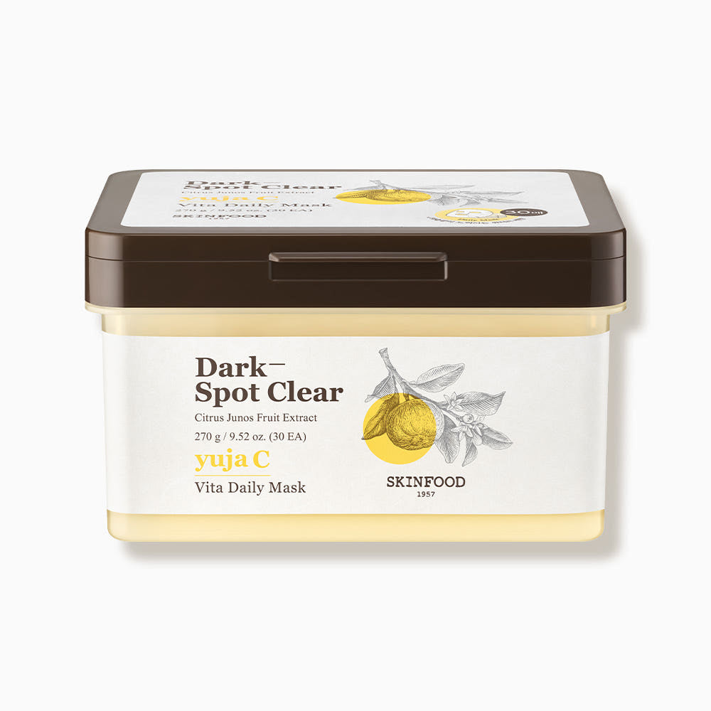 SKINFOOD Yuja C Vita Daily Mask Sheet 270g/30ea - Glamourous Grace