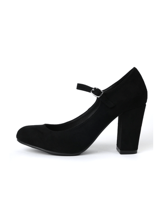 Skippy | Black Suede - Glamourous Grace