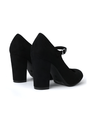 Skippy | Black Suede - Glamourous Grace