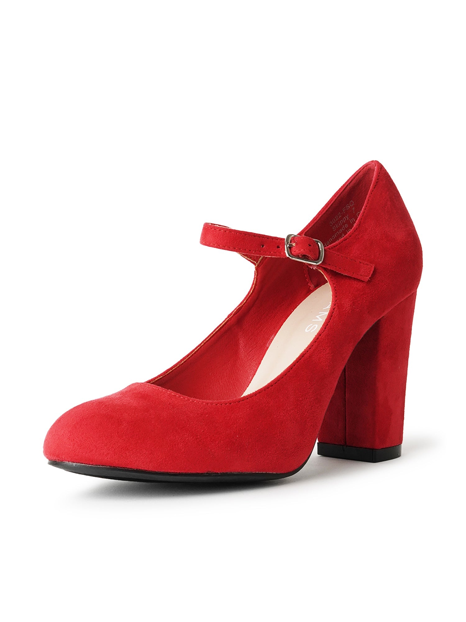 Skippy | Red Suede - Glamourous Grace
