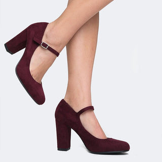 Skippy | Burgundy Suede - Glamourous Grace