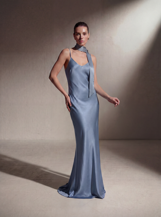 Silk Bias Slip - Celestine