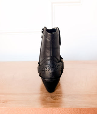 Smithy Suede Ankle Boot in Black - Glamourous Grace