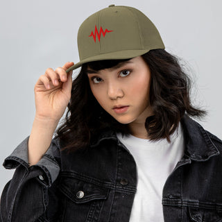 Heartbeat Snapback Trucker Hat