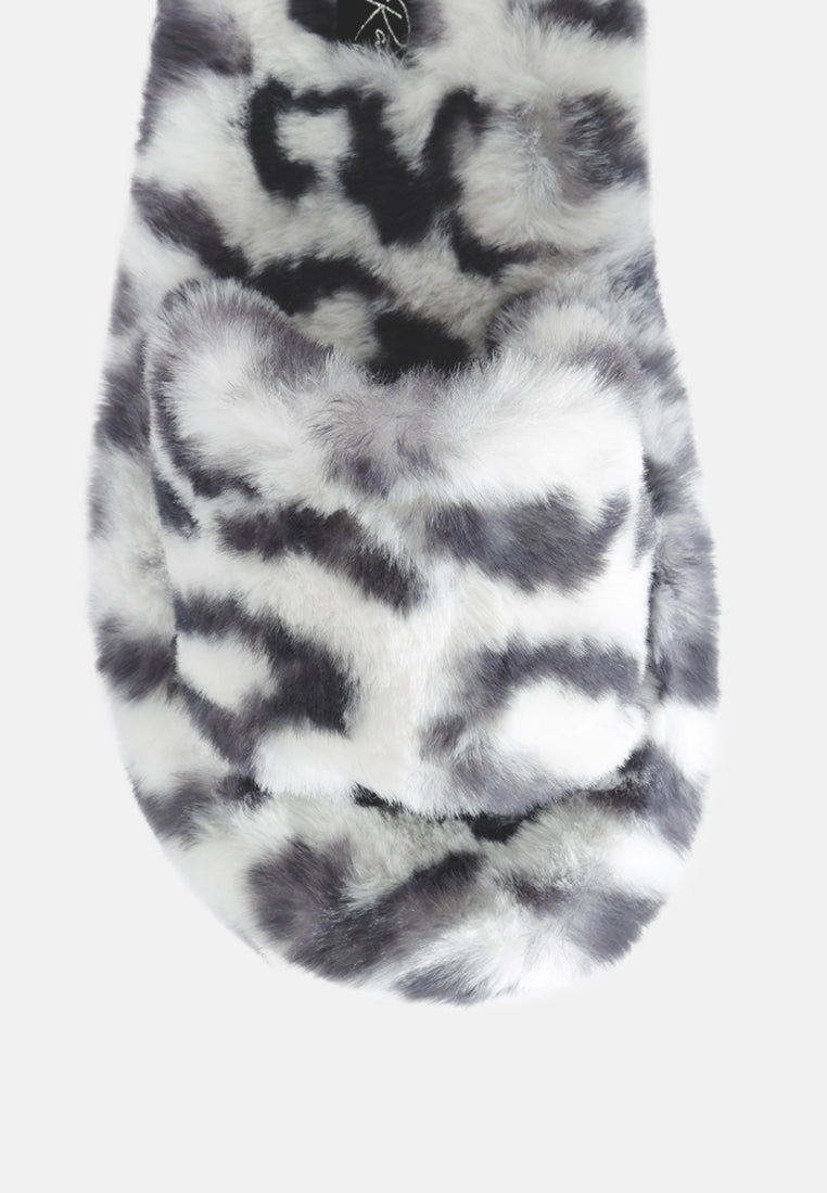 Snuggle-In Indoor Fur Flats - Glamourous Grace