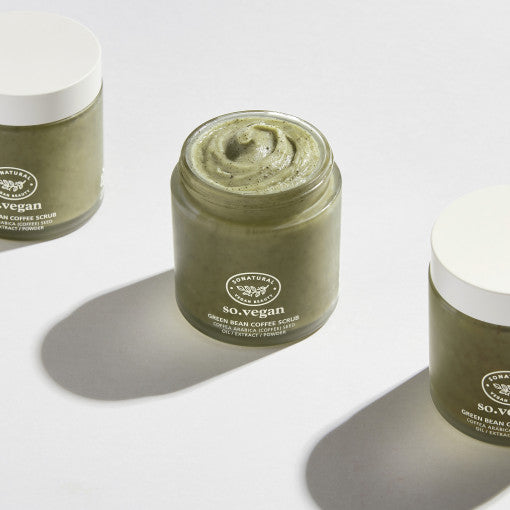 [so natural] So Vegan Green Bean Coffee Scrub 105ml - Glamourous Grace