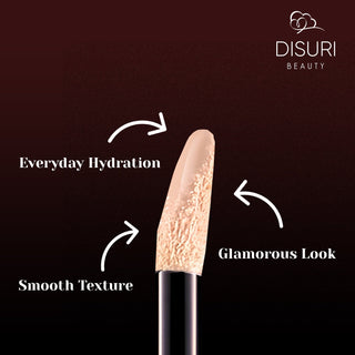 DISURI Beauty Glossy Blast Lip Gloss - Frosted Cake (M46)