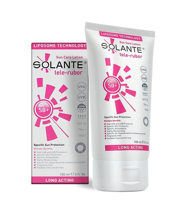 Solante Tele-Rubor Sun Care Lotion Spf 50+ 150ml - Glamourous Grace